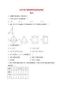 【中考数学】2025年广东省广州市真题试卷【附解析】