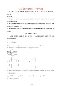 2025年四川省资阳市【中考数学】试题(含解析)