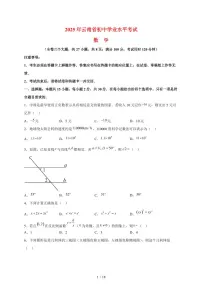 2025年云南省【中考数学】真题试卷（含解析）