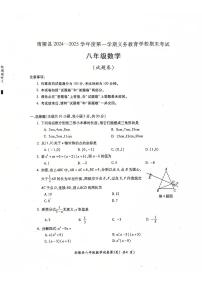 安徽省芜湖市南陵县2024-2025学年八年级上学期1月期末数学试题