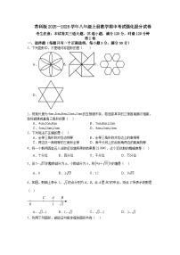 苏科版2025—2026学年八年级上册数学期中考试强化提分试卷
