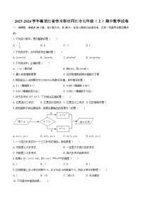 2025-2026学年黑龙江省佳木斯市同江市七年级（上）期中数学试卷-自定义类型