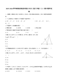 2025-2026学年青海省海西州格尔木市三校八年级（上）期中数学试卷-自定义类型