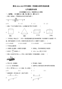 安徽省宿州市萧县2024~2025学年七年级上学期期末考试数学试卷 （原卷版）-A4