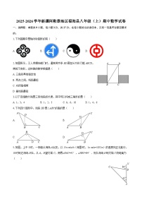 2025-2026学年新疆阿勒泰地区福海县八年级（上）期中数学试卷-自定义类型