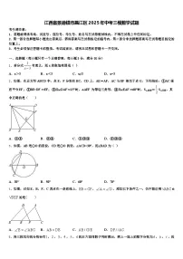江西省景德镇市昌江区2025年中考三模数学试题含解析