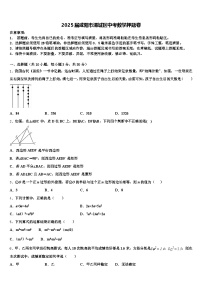 2025届咸阳市渭城区中考数学押题卷含解析