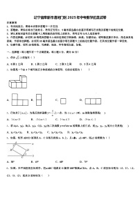 辽宁省阜新市清河门区2025年中考数学仿真试卷含解析