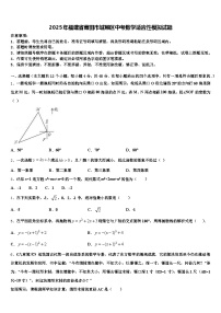 2025年福建省莆田市城厢区中考数学适应性模拟试题含解析