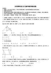 东乌珠穆沁旗2025届中考数学模拟试题含解析