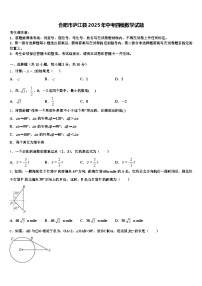 合肥市庐江县2025年中考四模数学试题含解析