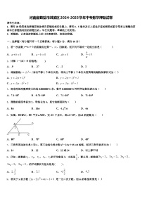 河南省鹤壁市淇滨区2024-2025学年中考数学押题试卷含解析