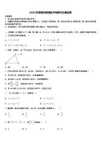 2025年阜阳市颍州区中考数学五模试卷含解析