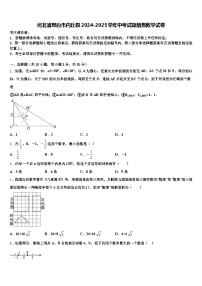 河北省邢台市内丘县2024-2025学年中考试题猜想数学试卷含解析