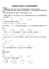河北省张家口市张北县2025届中考数学四模试卷含解析