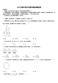 2025年都江堰市中考数学模拟精编试卷含解析