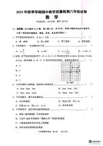 广西贺州市昭平县2025-2026学年八年级上学期11月期中数学试题