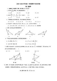 江苏省苏州市立达中学校2025-2026学年八年级上学期期中测试数学试题