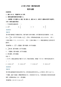 2025年安徽省宣城市宁国市中考一模数学试卷（解析版）-A4