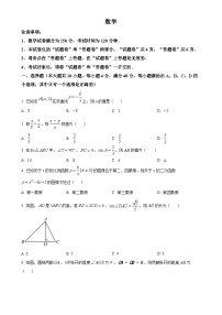 安徽省安庆市部分学校九年级上学期月考数学试题（原卷版）-A4