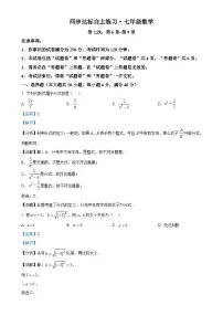 安徽省阜阳市界首市第五中学七年级下学期第二次月考数学试题（解析版）-A4