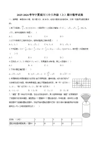 2025-2026学年宁夏银川三中八年级（上）期中数学试卷-自定义类型