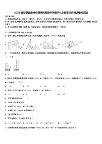 2026届安徽省宿州市埇桥区闵贤中学数学七上期末综合测试模拟试题含解析