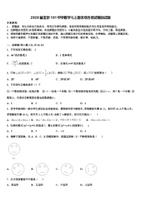 2026届北京101中学数学七上期末综合测试模拟试题含解析