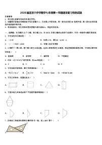 2026届北京八中学数学七年级第一学期期末复习检测试题含解析