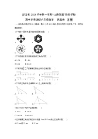 浙江省2024学年第一学期“山海联盟”协作学校八年级上期中学情调研A卷数学试卷