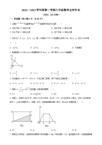 安徽省六安市金安区六安市汇文中学八年级上学期月考数学试题（原卷版）-A4
