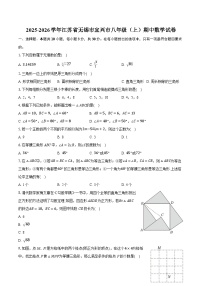 2025-2026学年江苏省无锡市宜兴市八年级（上）期中数学试卷