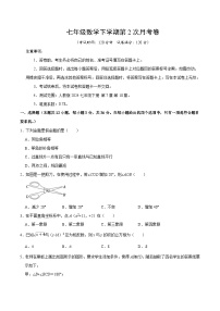 初中数学人教版（2024）七年级下册（2024）加减消元法当堂检测题