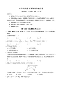 人教版（2024）七年级下册（2024）平行线的判定练习