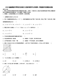 2026届福建省平潭综合实验区七校联考数学九年级第一学期期末检测模拟试题含解析