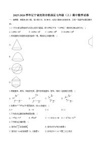 2025-2026学年辽宁省沈阳市铁西区七年级（上）期中数学试卷