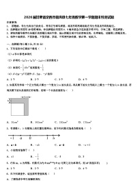 2026届甘肃省定西市临洮县七年级数学第一学期期末检测试题含解析