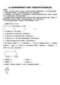 2026届甘肃省民勤县数学七年级第一学期期末教学质量检测模拟试题含解析