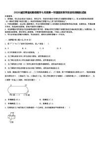 2026届甘肃省民勤县数学七年级第一学期期末教学质量检测模拟试题含解析