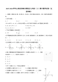 2025-2026学年山东省济南市莱芜区七年级（上）期中数学试卷（五四学制）-自定义类型