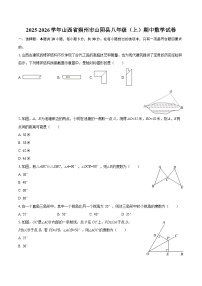 2025-2026学年山西省朔州市山阴县八年级（上）期中数学试卷-自定义类型
