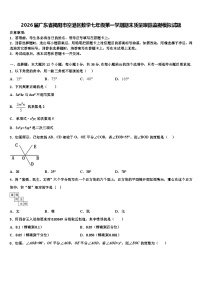 2026届广东省揭阳市空港区数学七年级第一学期期末质量跟踪监视模拟试题含解析