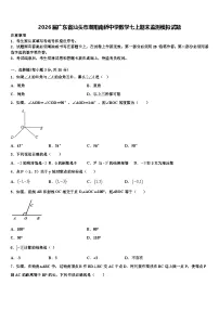 2026届广东省汕头市潮阳南侨中学数学七上期末监测模拟试题含解析