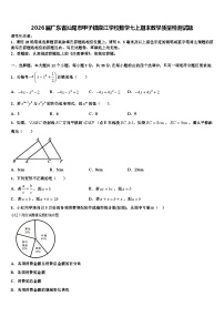 2026届广东省汕尾市甲子镇瀛江学校数学七上期末教学质量检测试题含解析