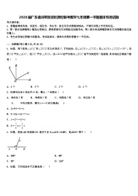 2026届广东省深圳宝安区四校联考数学七年级第一学期期末检测试题含解析