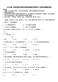 2026届广东省深圳市龙岗区深圳龙城初级中学数学七上期末经典模拟试题含解析