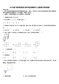 2026届广西壮族自治区玉林市陆川县数学七上期末复习检测试题含解析