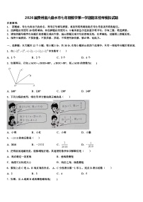 2026届贵州省六盘水市七年级数学第一学期期末统考模拟试题含解析