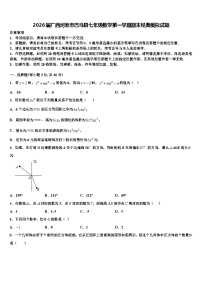 2026届广西河池市巴马县七年级数学第一学期期末经典模拟试题含解析