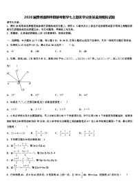 2026届贵州省桐梓县联考数学七上期末学业质量监测模拟试题含解析
